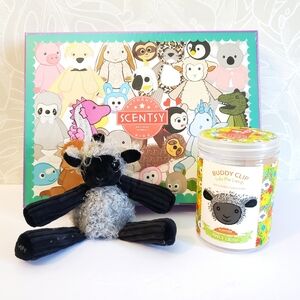 Scentsy Buddy Clip Stuffed Animal And Puzzle Gift Set